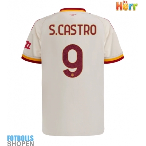Billiga AS Roma Santiago Castro #9 Bortatröja 2026-27 Kortärmad